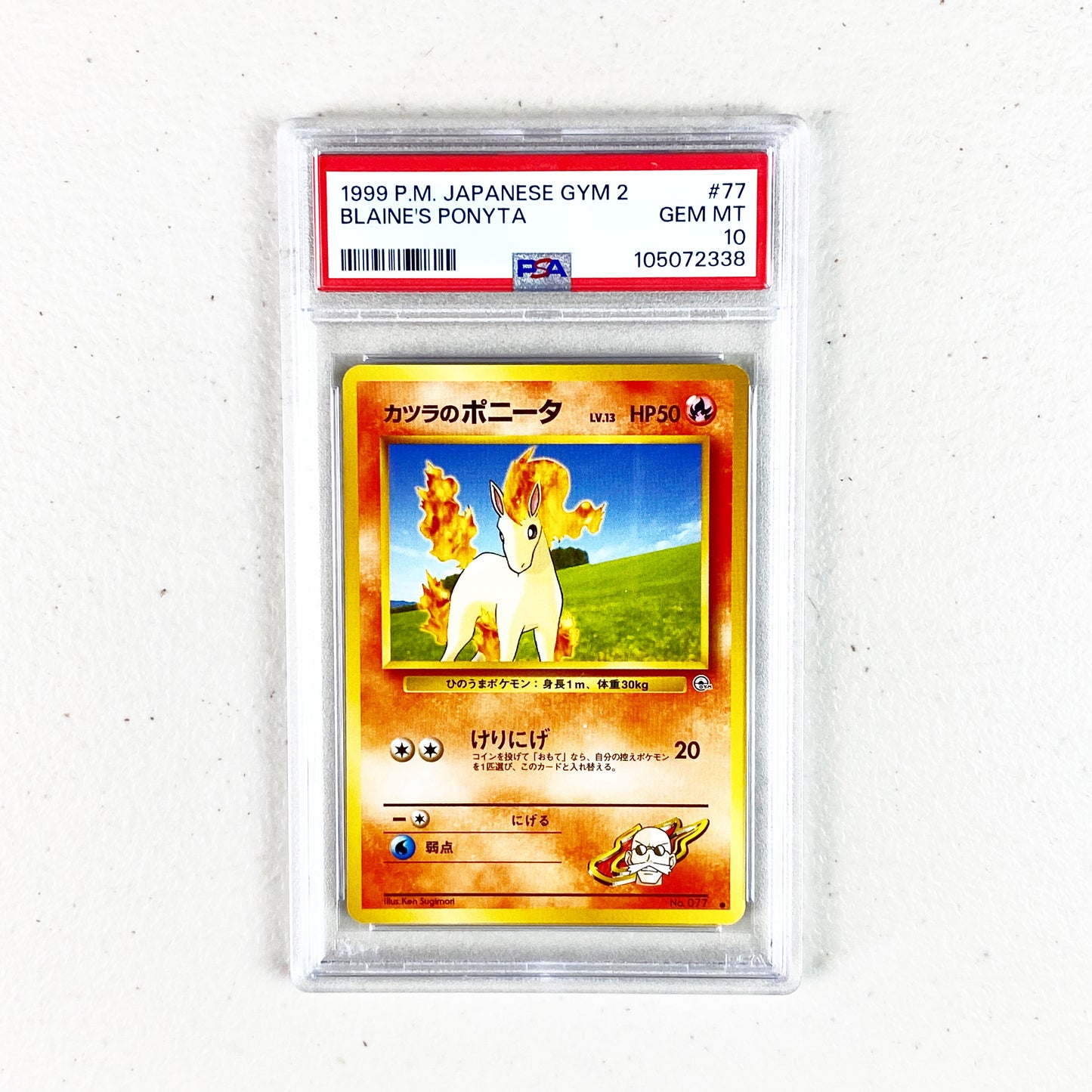 PSA 10 Ponyta Gym Challenge