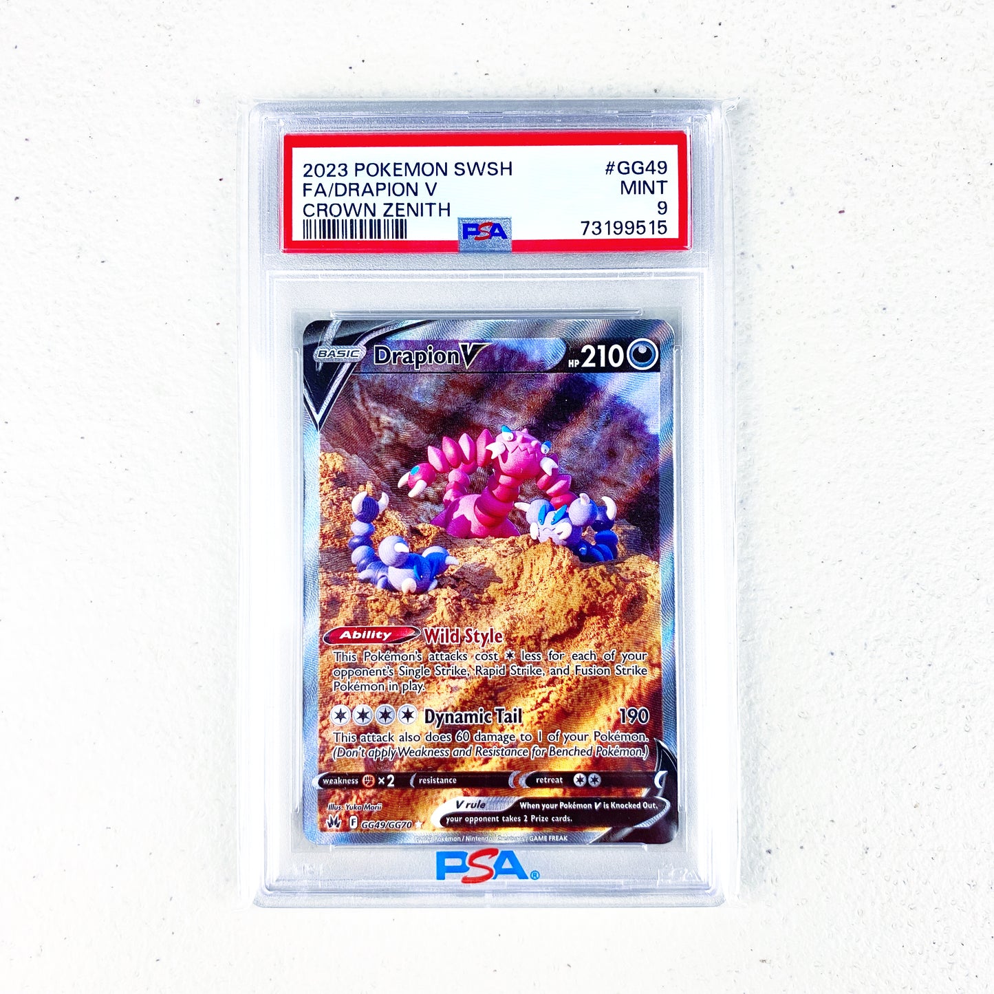 Drapion V Full Art PSA 9