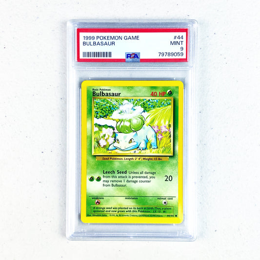 PSA 9 1999 Bulbasaur Base Set