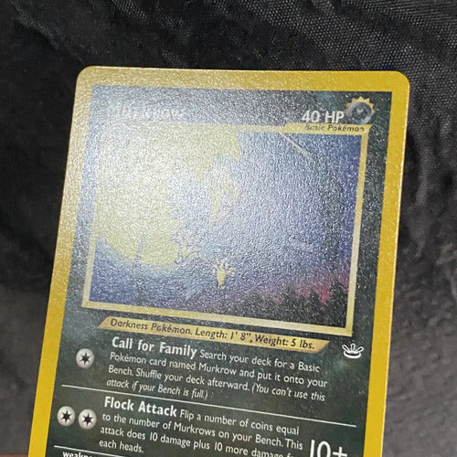 Mint Murkrow Neo Revelation Cartas Tcg Pokemon Vintage Murkrow Inglés