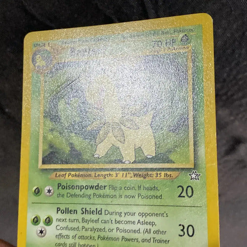 Damaged Bayleef Neo Genesis Cartas Tcg Pokemon Vintage Bayleef Inglés