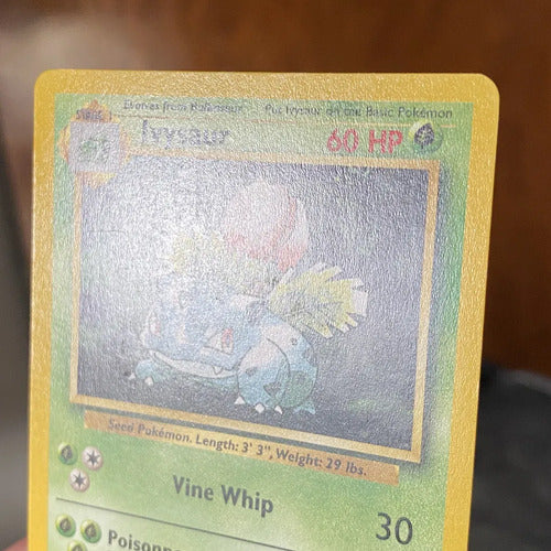 Nm Ivysaur Base Set Cartas Pokemon Tcg Vintage A Ivysaur Inglés