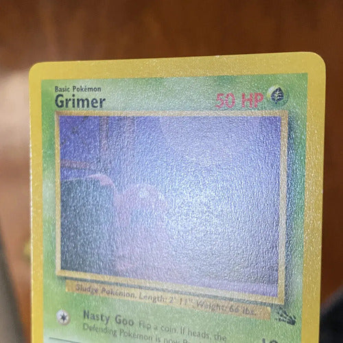 Nm Grimer Fossil Cartas Pokemon Tcg Vintage Grimer Inglés