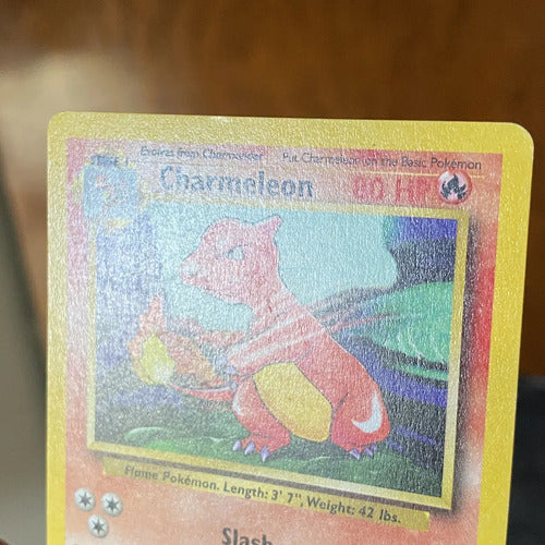 Lp Charmeleon Base Set Cartas Pokemon Tcg Vintage Charmeleon Inglés