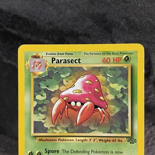 Lp Parasect Jungle Cartas Tcg Pokemon Vintage A Parasect Inglés