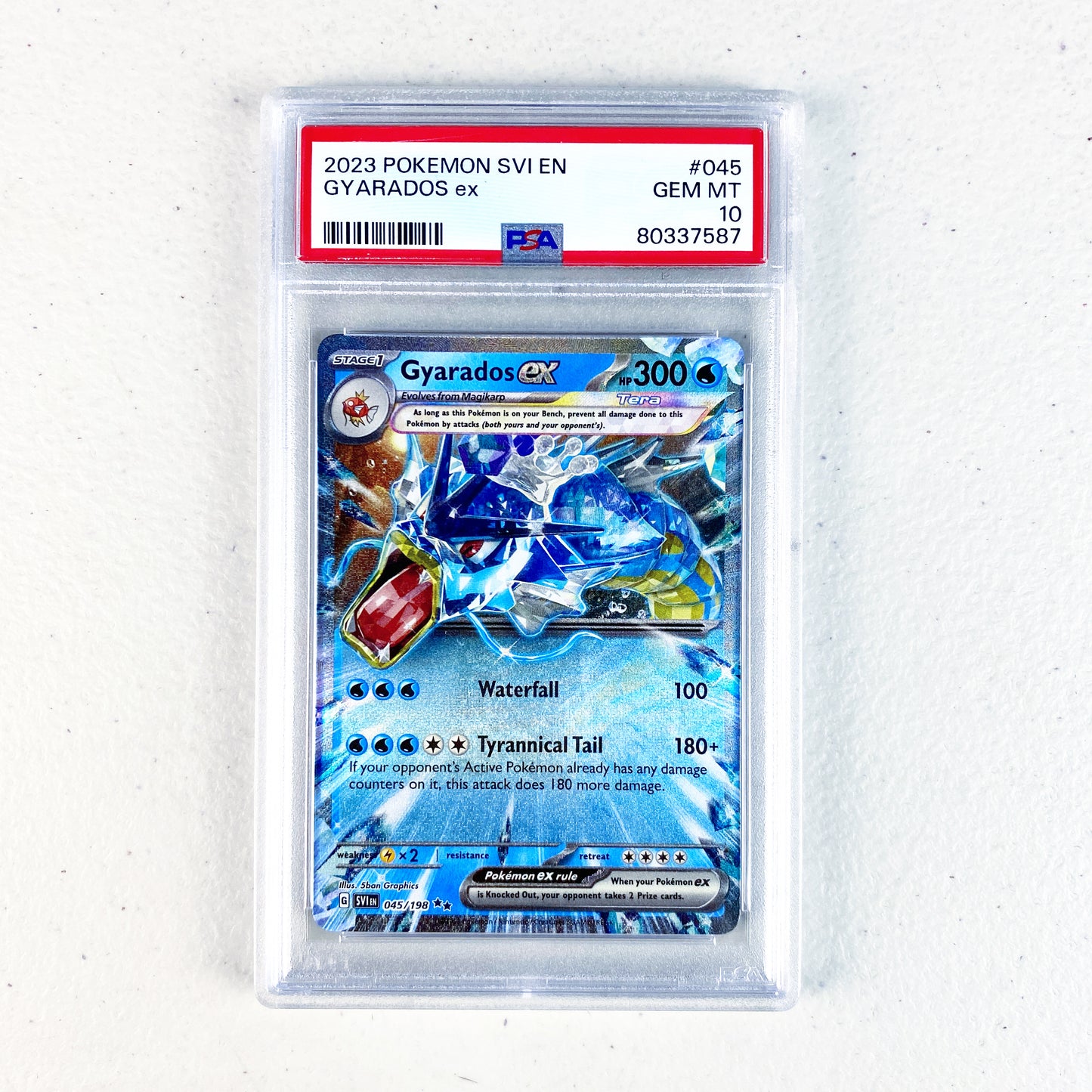 PSA 10 Gyarados EX Scarlet and Violet