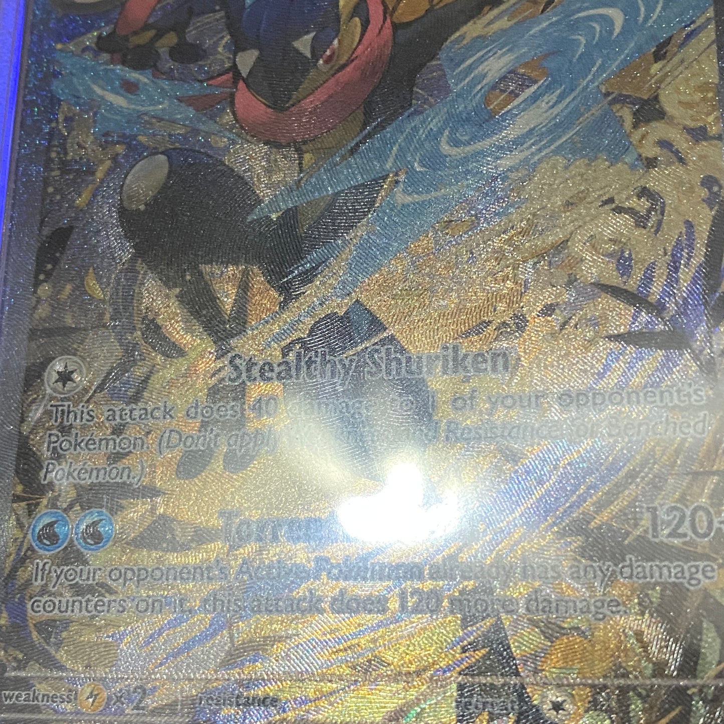 PSA 9 Greninja EX Promo Shrouded Fable Collection box