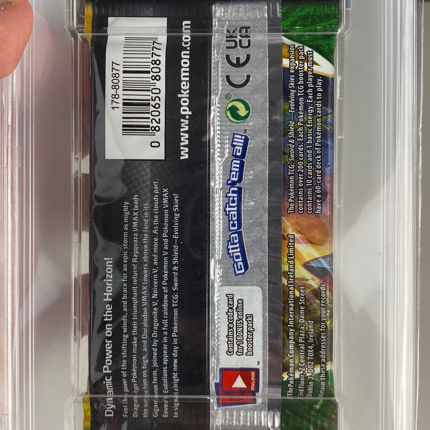 PSA 8 Evolving Skies Booster Pack - Duraludon VMAX