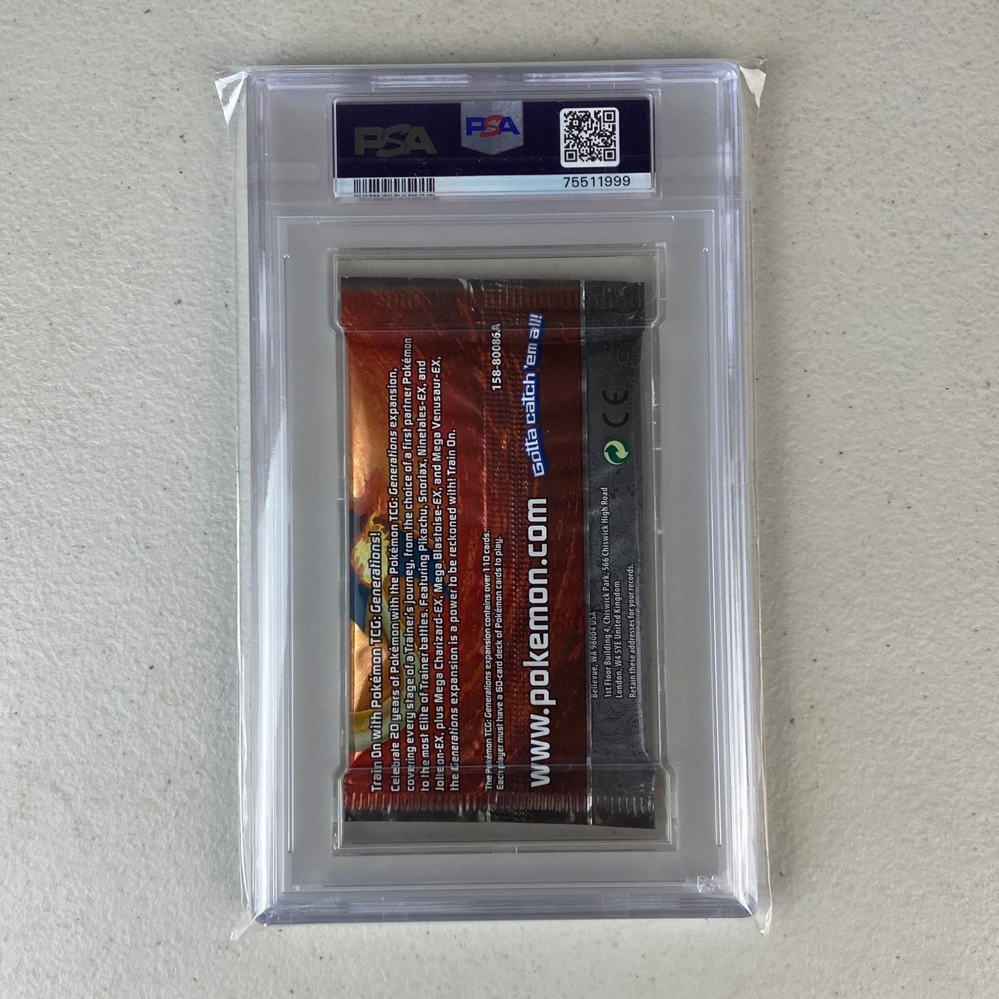 PSA 8 Generations Booster Pack - Charizard