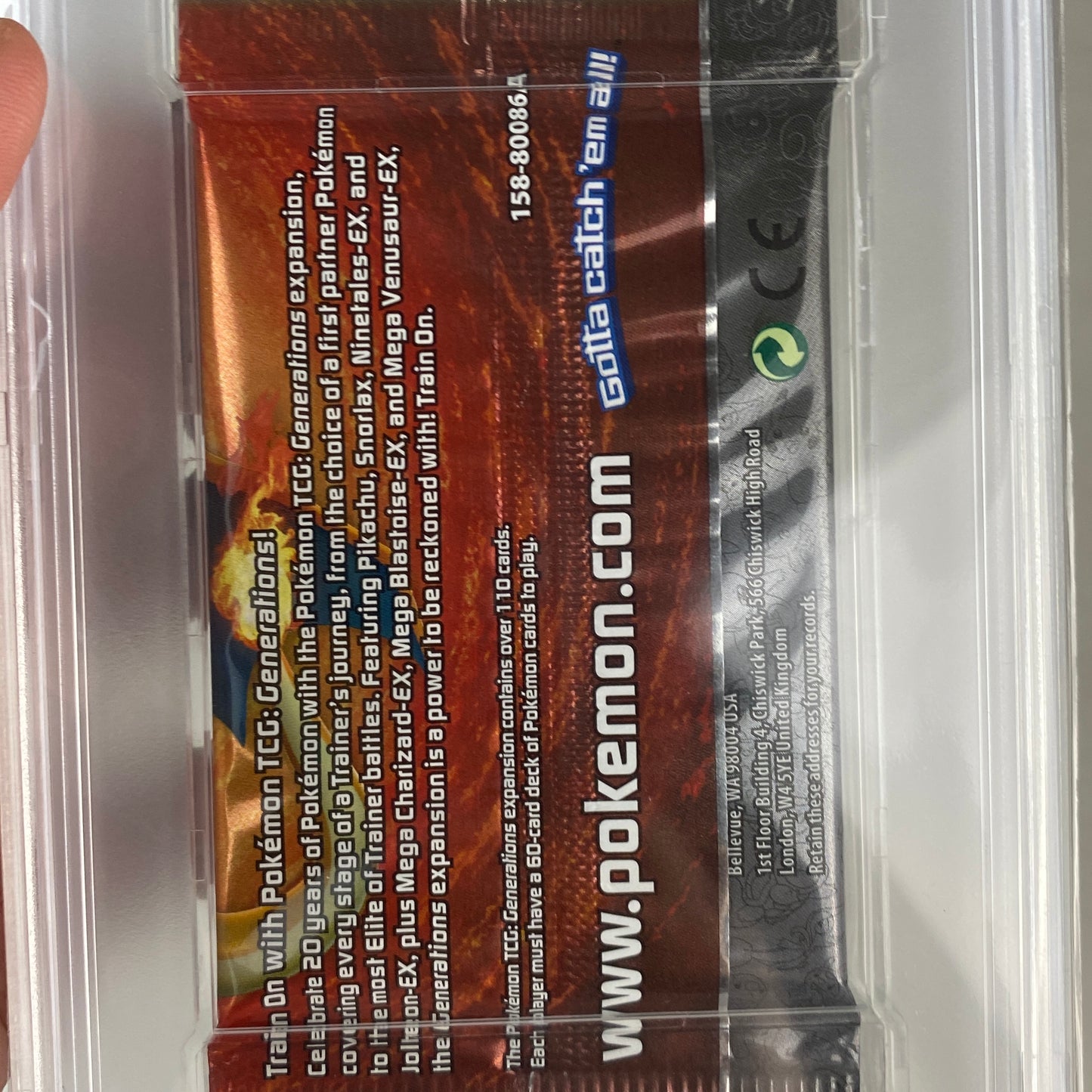 PSA 8 Generations Booster Pack - Charizard