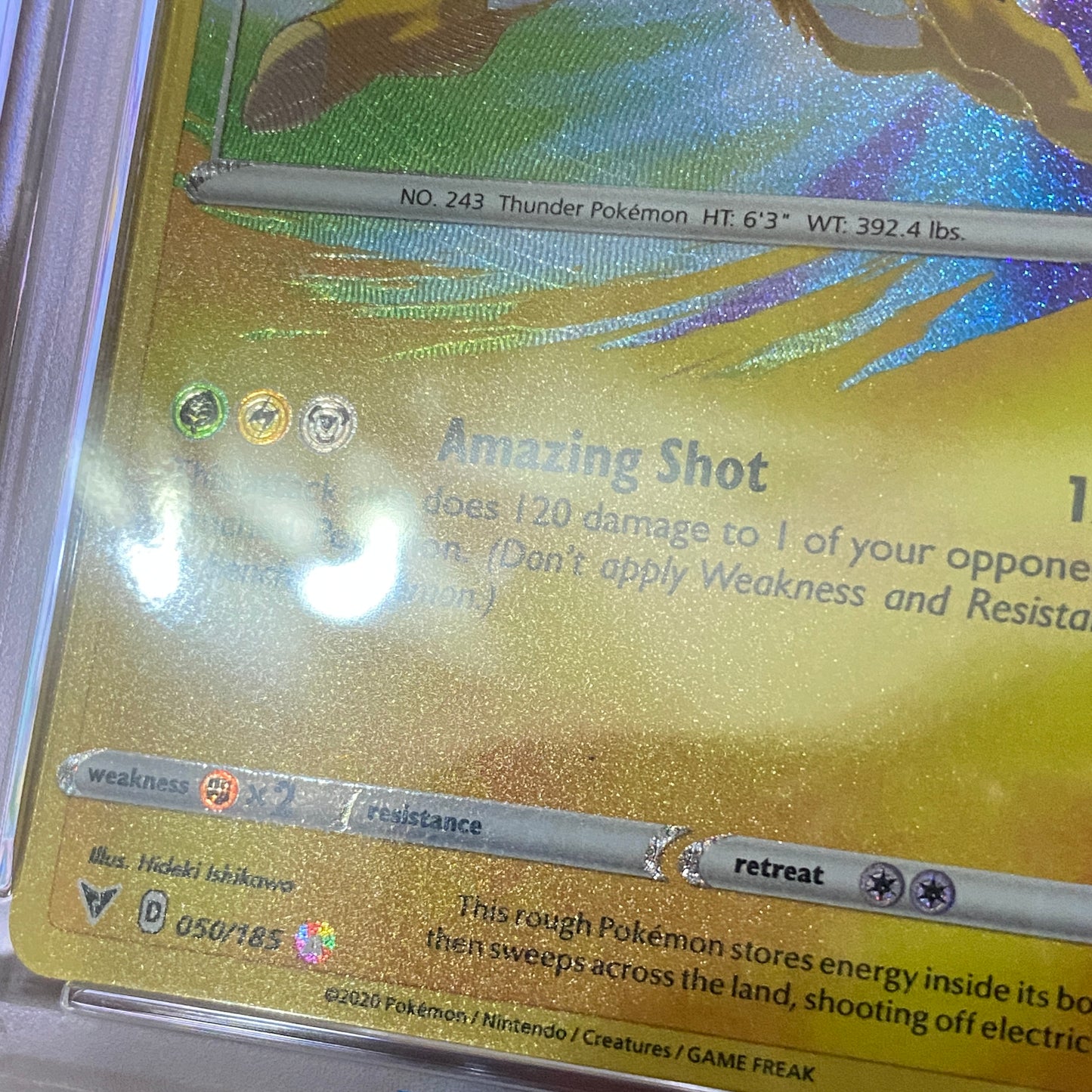 PSA 10 Raikou Amazing Rare Vivid Voltage