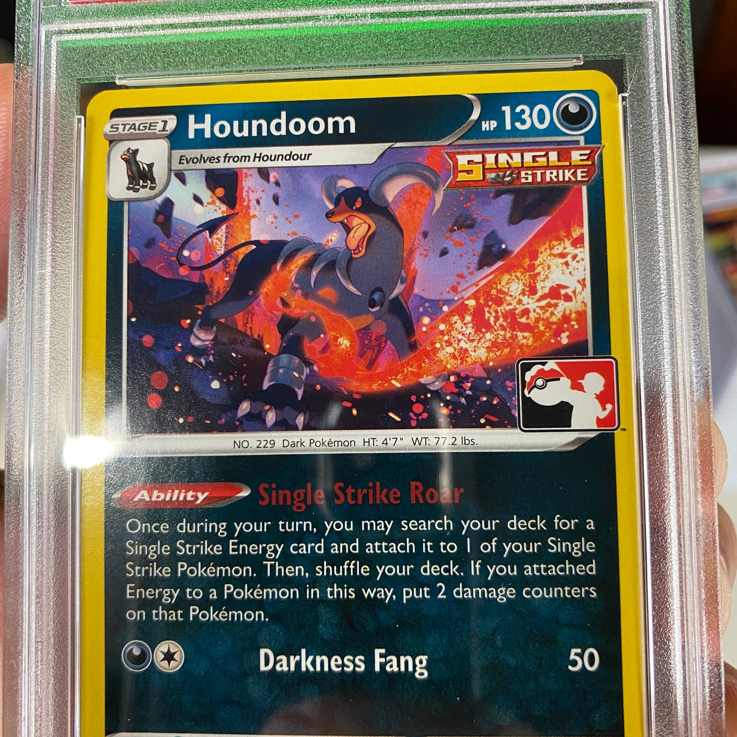 PSA 8 Houndoom NO HOLO Prize Pack Serie 1