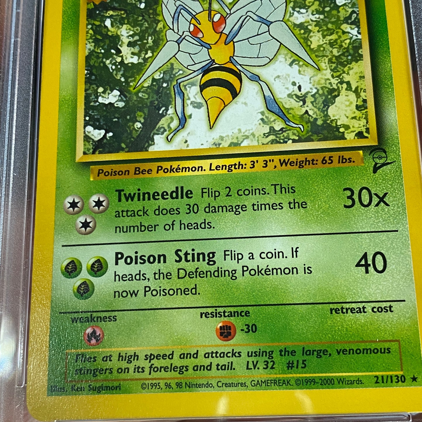 PSA 9 Beedrill Base Set 2