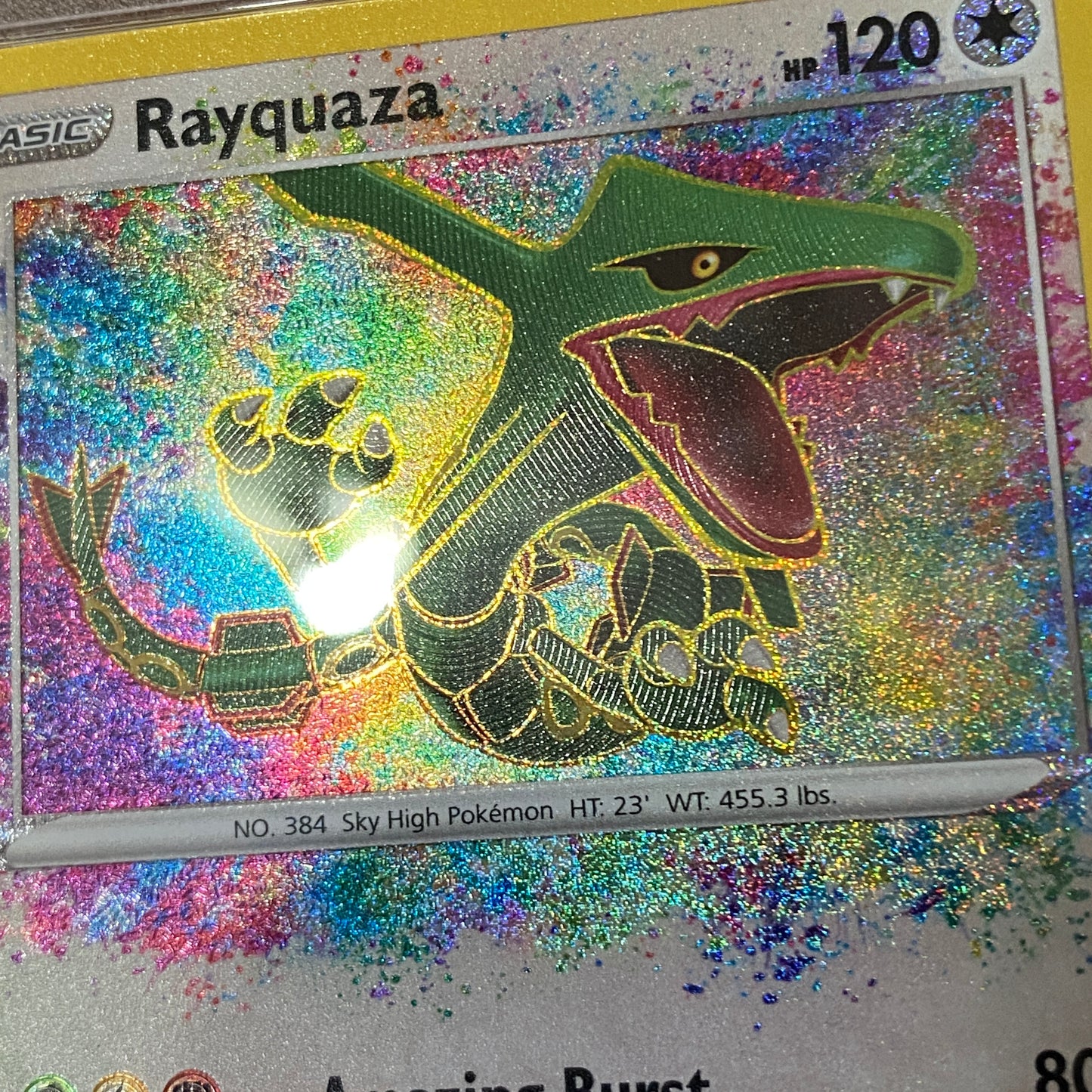 PSA 8 Rayquaza Amazing Rare Vivid Voltage