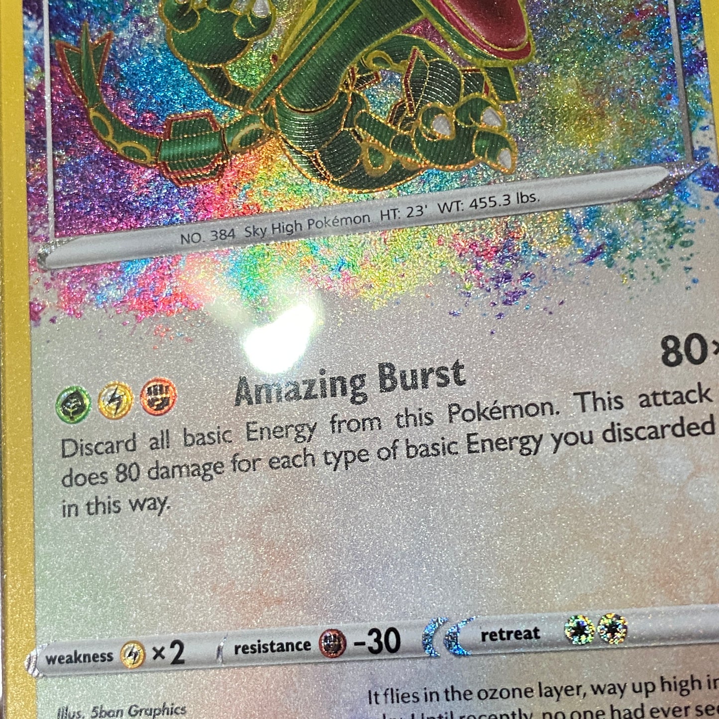 PSA 8 Rayquaza Amazing Rare Vivid Voltage