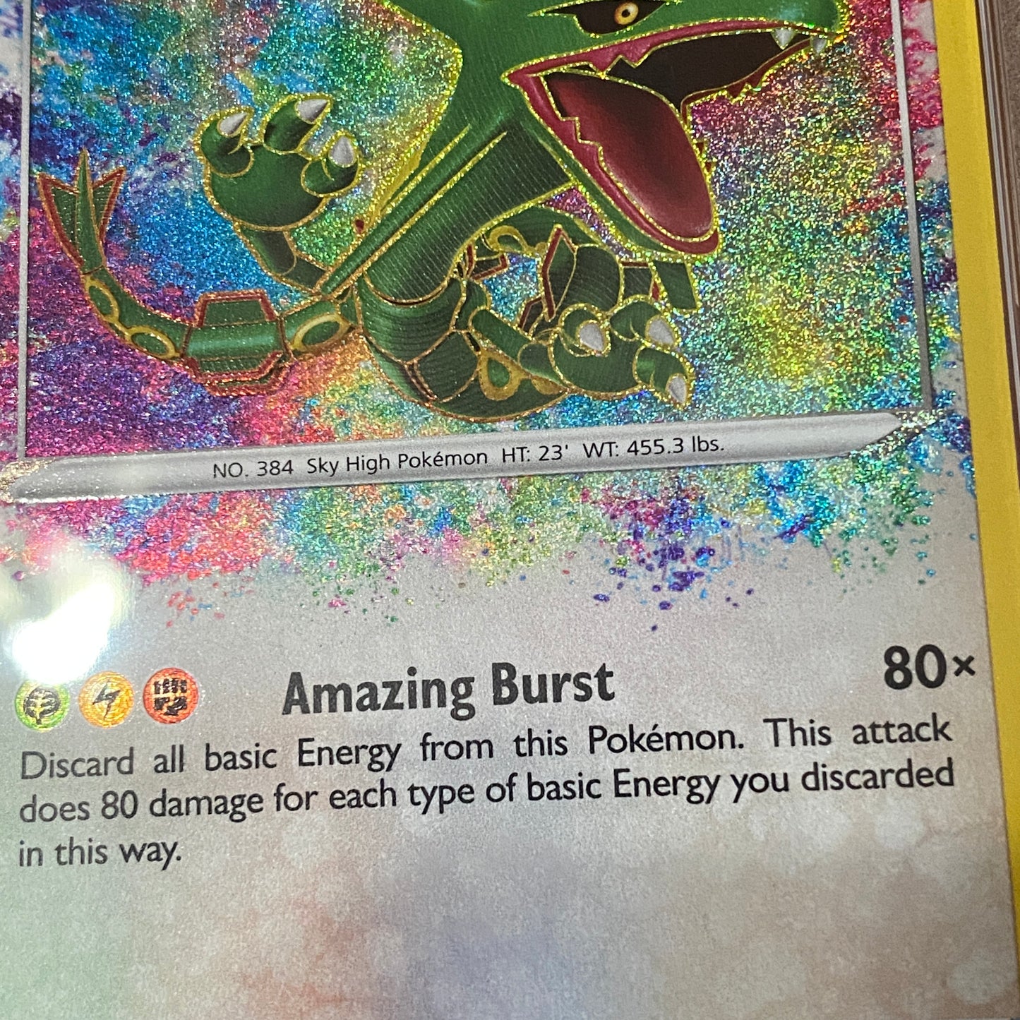 PSA 9 Rayquaza Amazing Rare Vivid Voltage