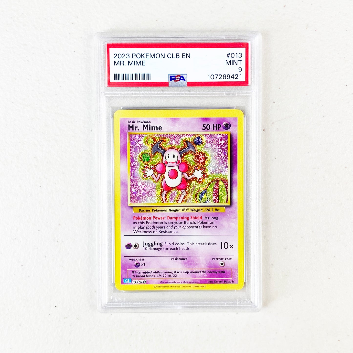 PSA 9 Mr Mime Classic Collection