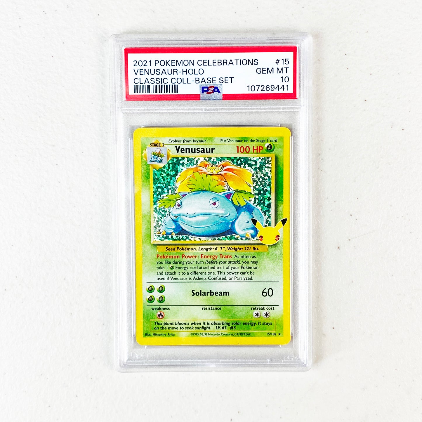 PSA 10 Venusaur Celebrations Classic Collection