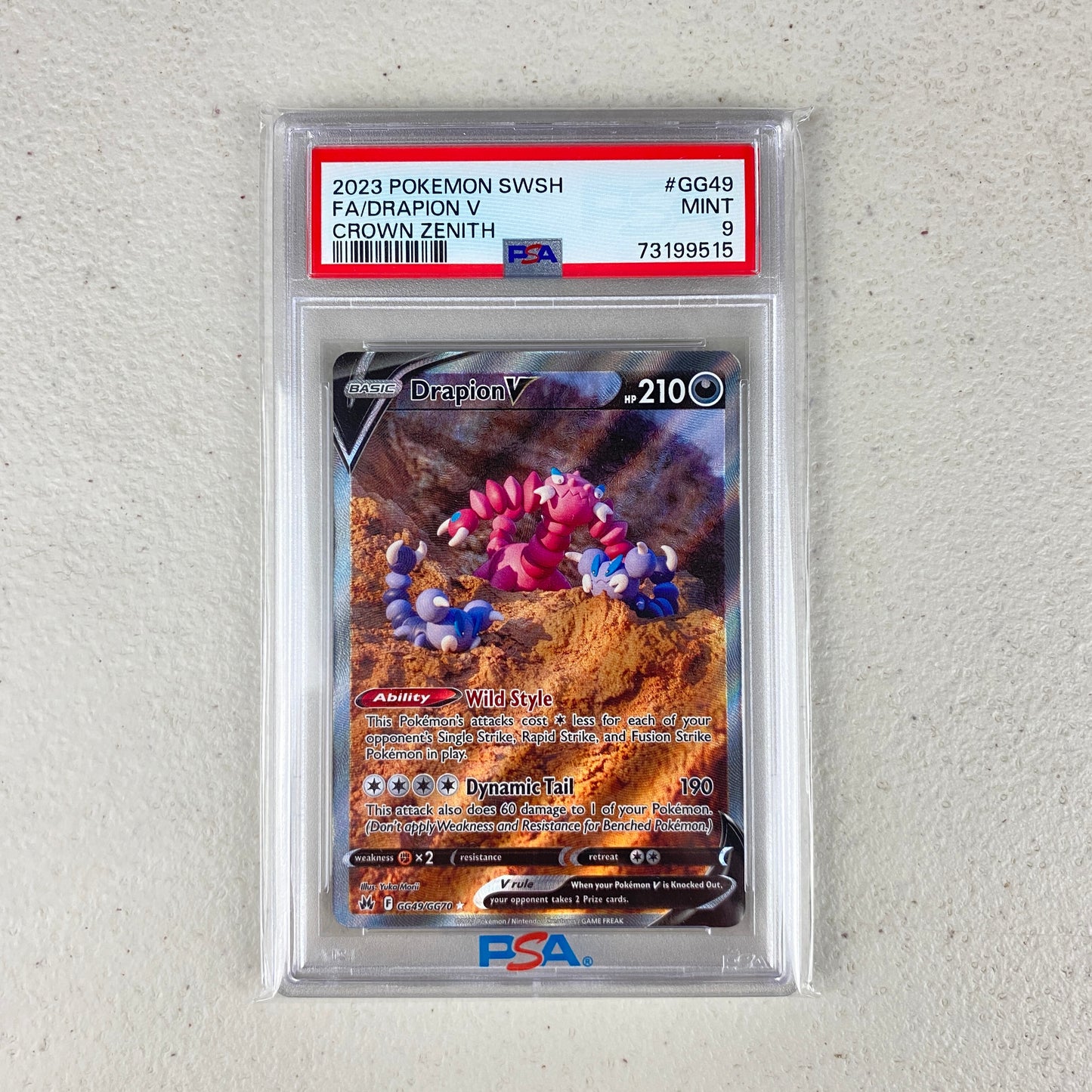 Drapion V Full Art PSA 9