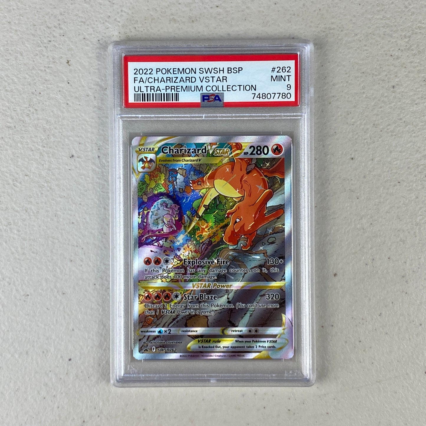 PSA 9 Charizard V Star Charizard UPC Promo