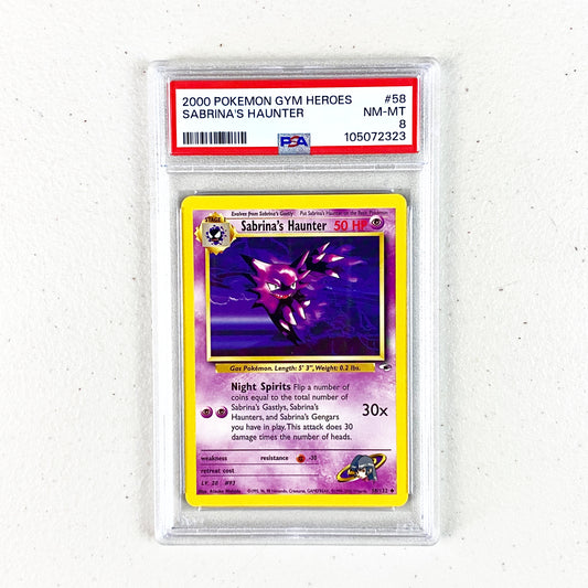 PSA 8 Sabrinas Haunter Gym Challenge