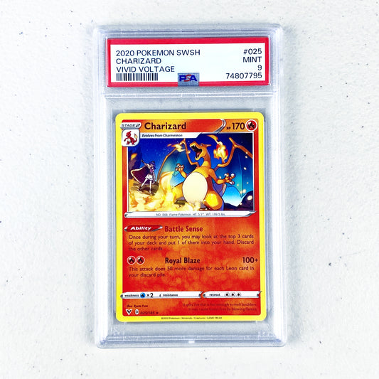 PSA 9 Charizard NO HOLO