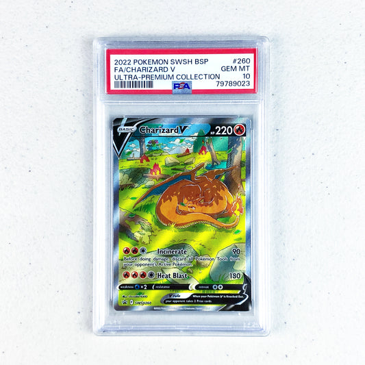 PSA 10 Charizard V Full Art Promo Charizard Ultra Premium Collection