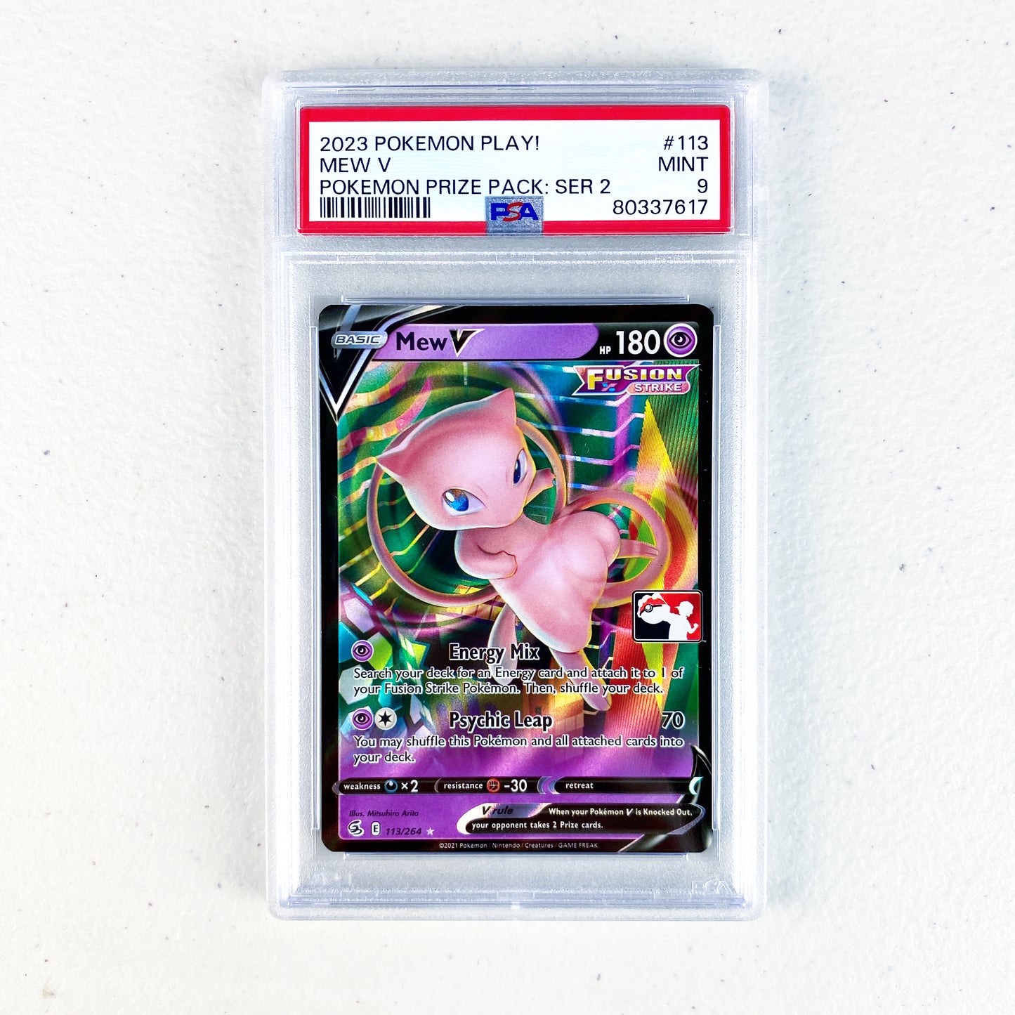 PSA 9 Mew V Prize Pack Series 2