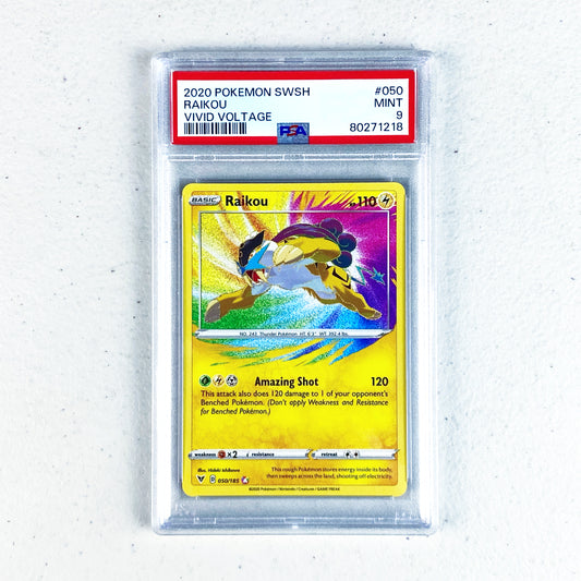 PSA 9 Raikou Amazing Rare Vivid Voltage