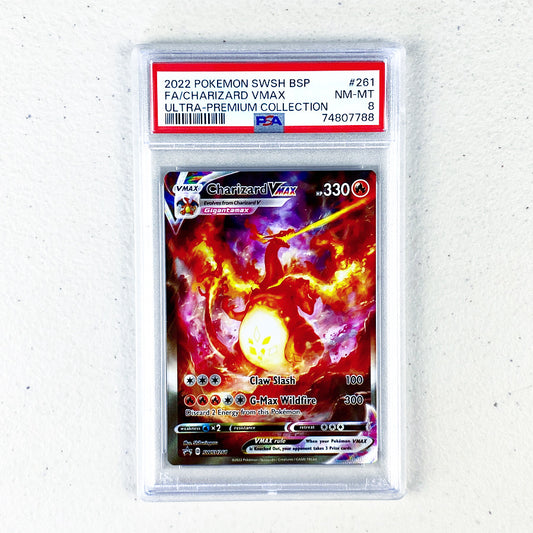 PSA 8 Charizard VMAX UPC