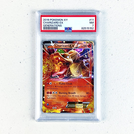 PSA 7 Charizard EX Generations