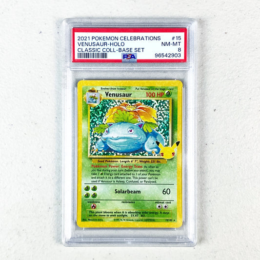 PSA 8 Venusaur Celebrations