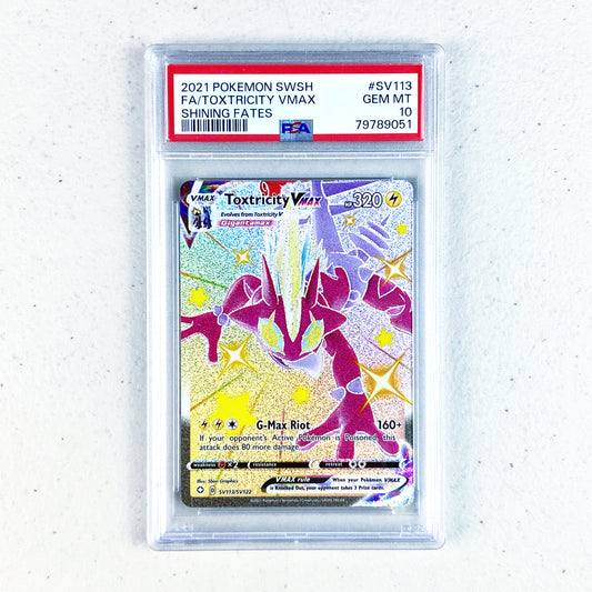 PSA 10 Toxtricity V Full Art Shining Legends