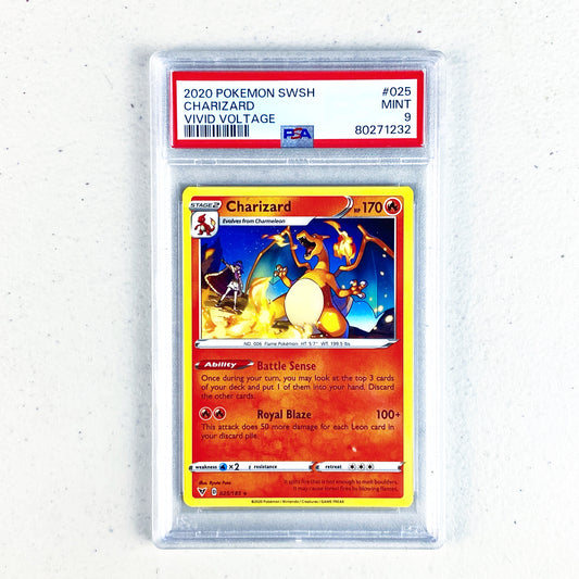 PSA 9 Charizard Vivid Voltage