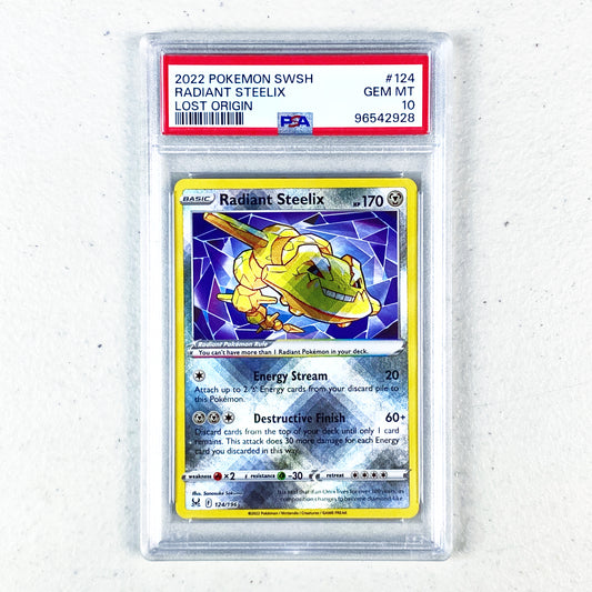 PSA 10 Radiant Steelix Lost Origin