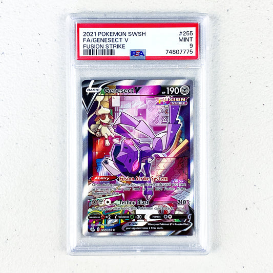 PSA 9 Genesect V Full Art Alternate Art