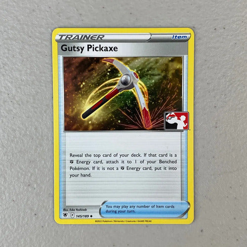 Near Mint Gusty Pickaxe Prize Pack Series Cartas Pokemon Tcg Gutsy Pickaxe Inglés
