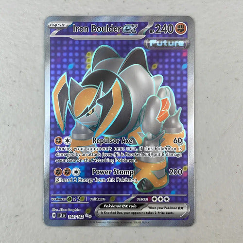 Mint Iron Boulder Ex Full Temporal Forces Cartas Pokemon Tcg Iron Boulder Ex Inglés
