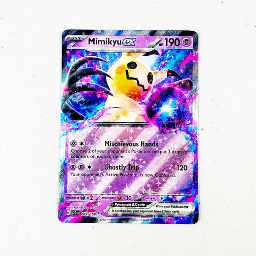 Gem Mint Mimikyu Ex Cartas Pokemon Tcg Mimikyu Ex Inglés
