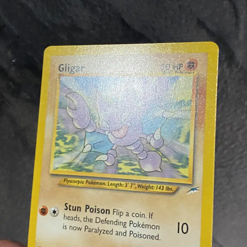 Nm Gligar Neo Destiny Cartas Tcg Pokemon Vintage Gligar Inglés