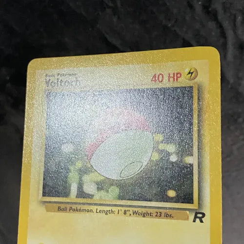 Lp Voltorb Team Rocket Cartas Tcg Pokemon Vintage A Voltorb Inglés
