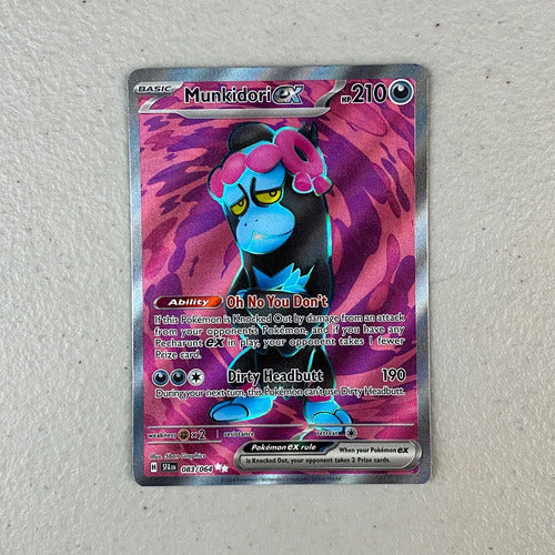 Munkidori Ex Full Art Cartas Pokemon Tcg Munkidori Ex Inglés