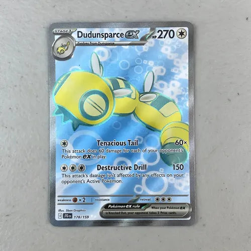 Mint Dudunsparce Ex Full Art Journey Toget Carta Pokemon Tcg Dudunsparce Ex Inglés