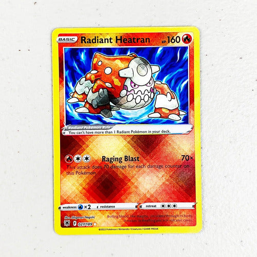 Mint Radiant Heatran Shiny Cartas Pokemon Tcg Radiant Heatran Inglés