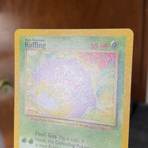 Near Mint Koffing Base Set Cartas Pokemon Tcg Vintage Koffing Inglés