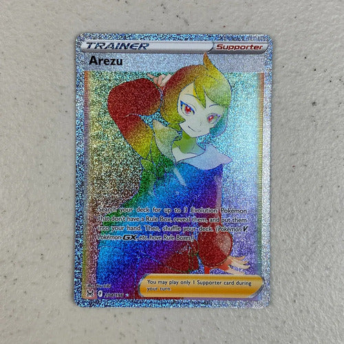 Arezu Full Art Secret Rare Lost Origin Cartas Pokemon Tcg Arezu Secret Rare Inglés