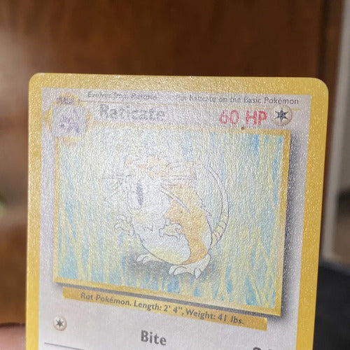 Lp Raticate Base Set Cartas Pokemon Tcg Vintage A Raticate Inglés
