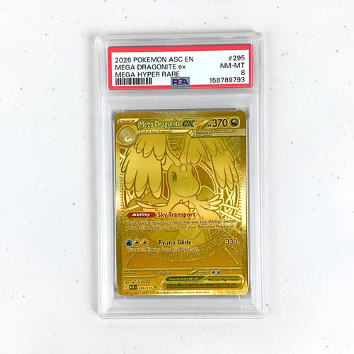 Psa 8 Mega Dragonite Ex Acended Heroes Cartas Pokemon Tcg Mega Dragonite Ex Inglés