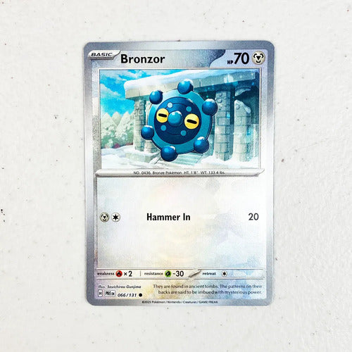 Poke Ball Bronzor Prismatic Evolution Pokemon Tcg Bronzor Inglés