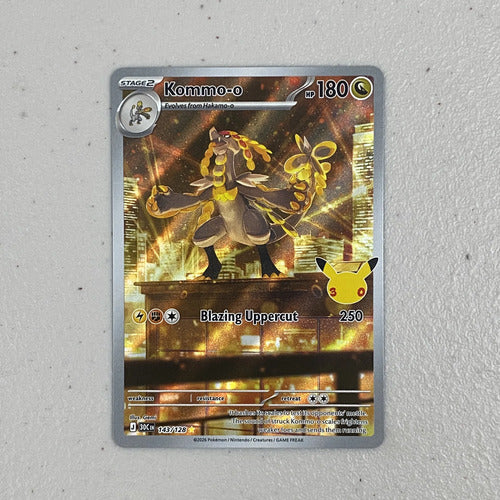 Kommo-o Illustration Rare 30 Aniversario Cartas Pokemon Tcg Kommo-o Inglés